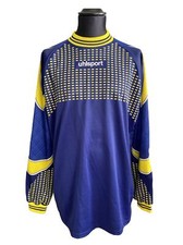 MAGLIA SHIRT CALCIO PORTIERE #12 GOALKEEPER VINTAGE FOOTBALL UHLSPORT