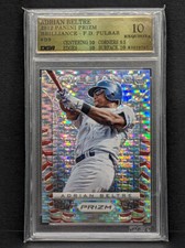 2012 Panini Prizm Brilliance PULSAR Adrian Beltre Graded 10 *GEM MINT* Exquisite