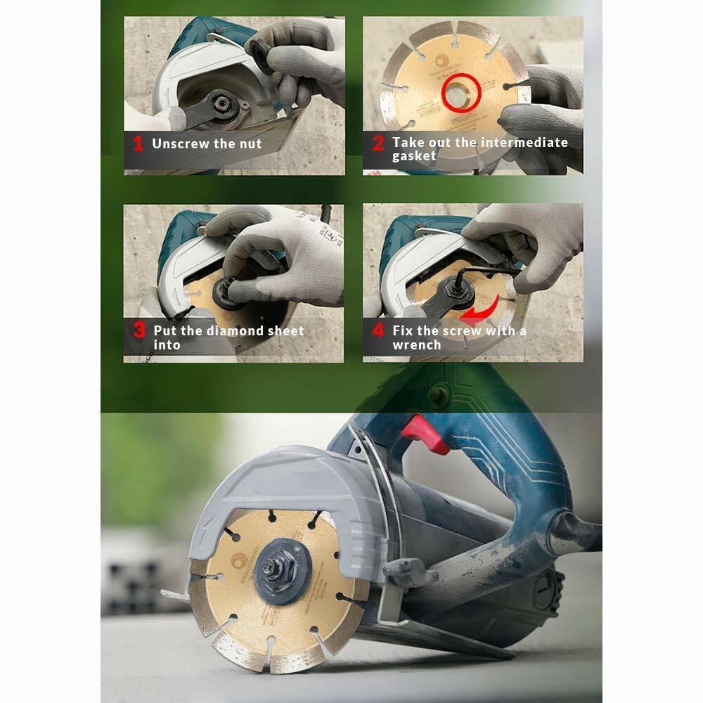7" Diamond Saw Blade Dry or Wet for Concrete Stone granite Brick Masonry