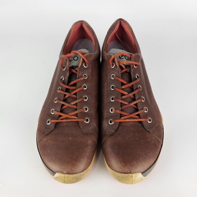ECCO Mens Size: 47 / 14 Natural Motion Biom Yak Leather Golf Shoes