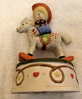 Enesco “Woopie Ti Yi Yo Git Along Little Doggies” Cowboy Music Box — photo 5