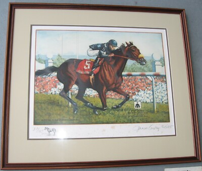 John Henry Horse of The Year 1984, Chris McCarron Up, Limited #37