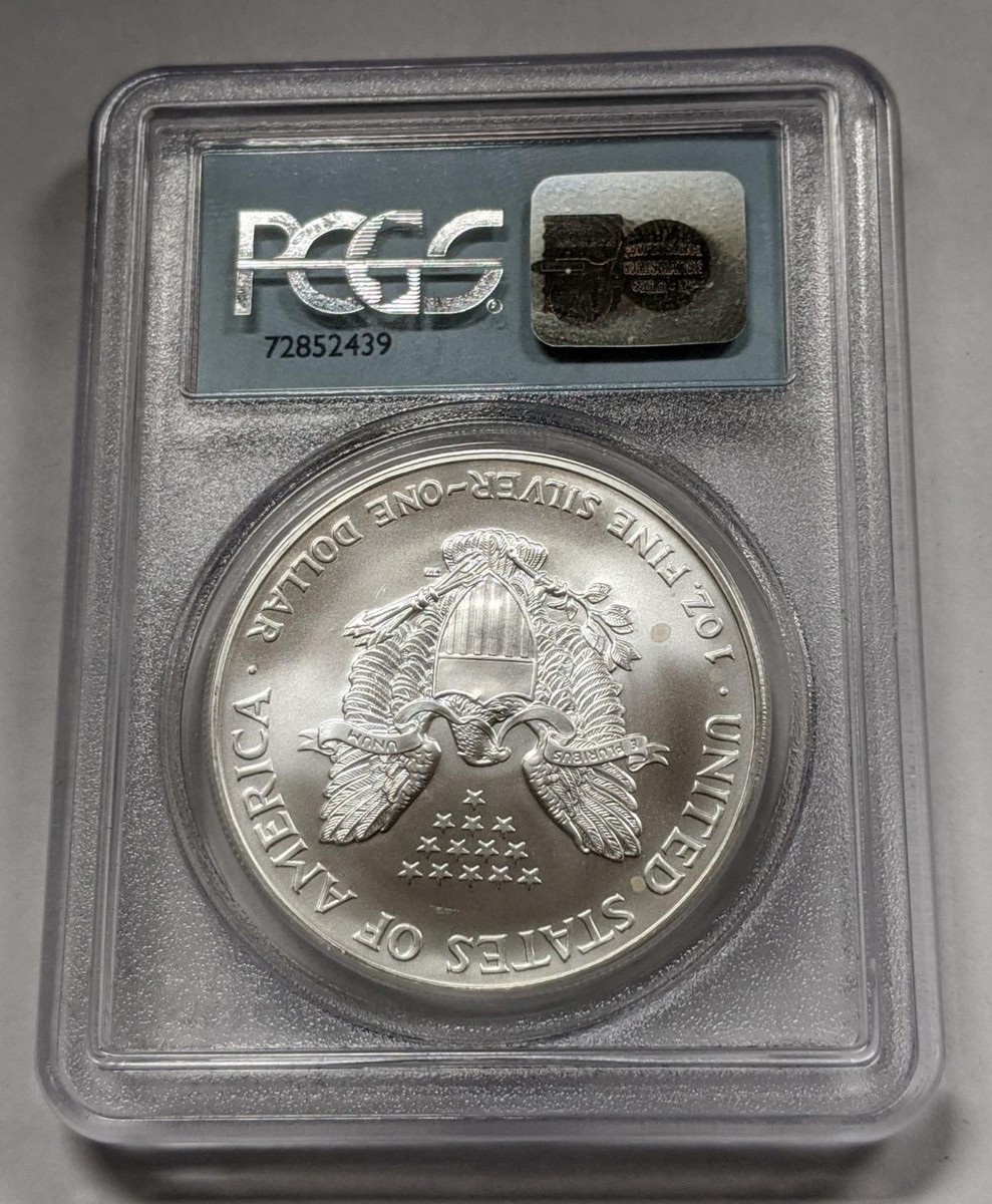 アメリカ 2004 イーグル銀貨　PCGS鑑定　MS69 2004 Early Production Silver Eagle “struck in 2003” MS69 | eBay