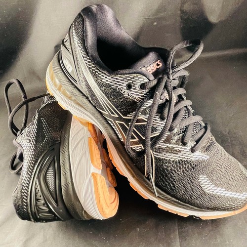 ASICS Gel Nimbus 20 T850N / Black Light Orange Womens 7.5 US MED 39 EUR |  eBay