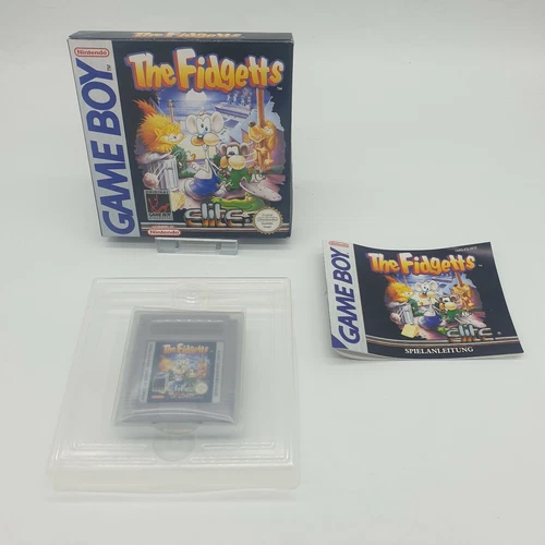 RARE NEUF Nintendo Game boy Gameboy THE FIDGETTS OVP BOITE Boxed DMG-L6-NOE