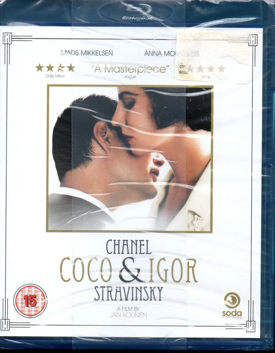 COCO CHANEL & IGOR STRAVINSKY - Mads Mikkelsen - Blu-Ray *NEW