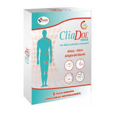 Budetta Farma Cliadol Patch 5 Einwegpflaster für Gelenk- und Muskelschmerzen