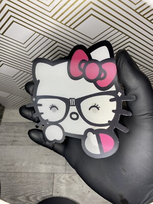 Sanrio Hello Kitty 3D Lenticular Motion Car Sticker Decal Peeker