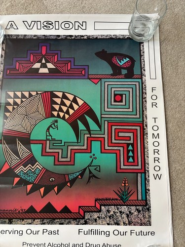 Healing Bear Song by Quannie - Bureau of Indian affairs poster - Picture 7 of 8