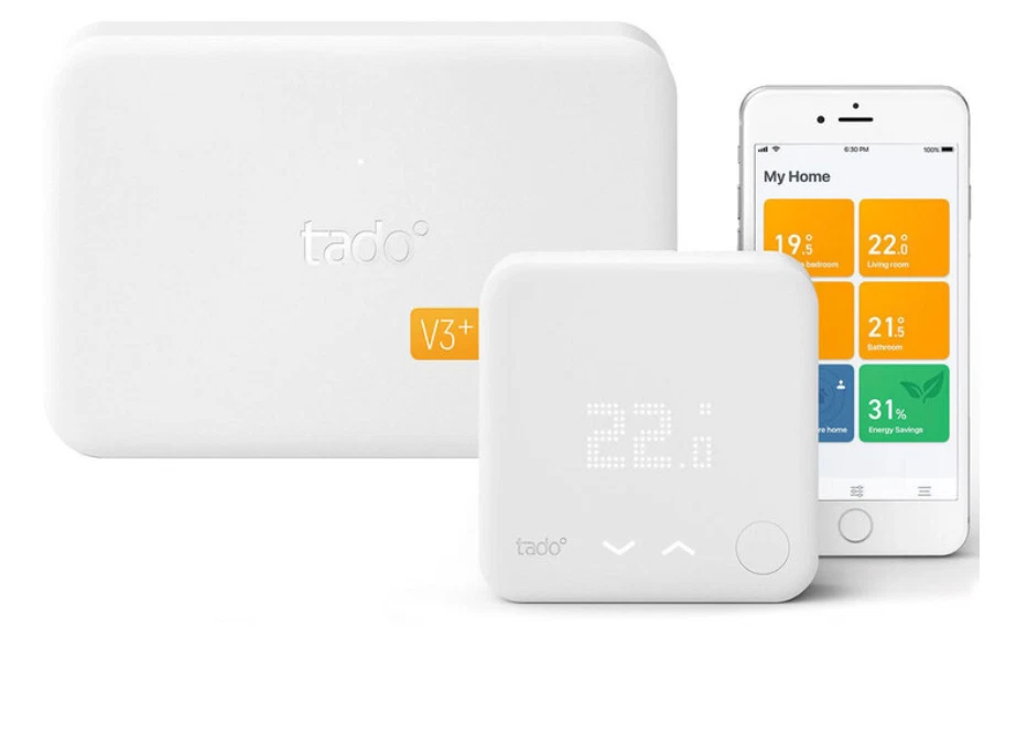 Amaze tado° Smart Thermostat V3+ Hot Water Control SAVING money air heating