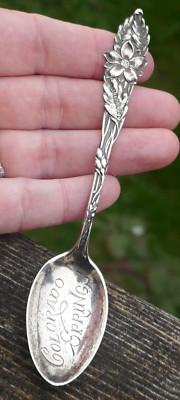 Vintage Sterling Silver Colorado Springs, Colorado Souvenir Spoon