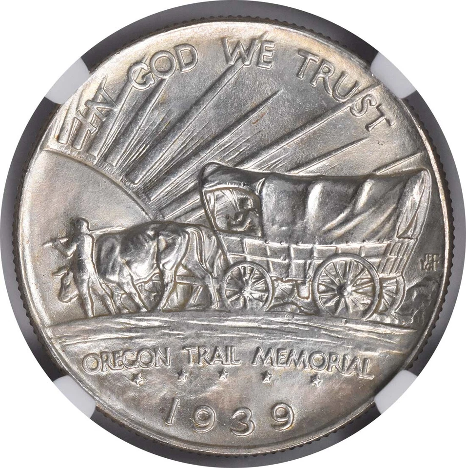 Oregon Commemorative Silver Half Dollar 1939-D MS67 NGC - Image 4 of 4