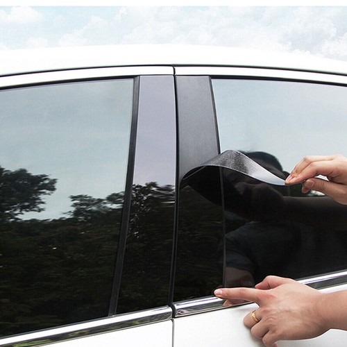 6PCS Window Cover Pillar Posts Decal Trim For Honda CR-V 2002-2006 Glossy Black - Picture 9 of 12