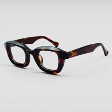 Thick Acetate Square Reading Eyeglasses Frames Fashion Men Women Retro Glasses