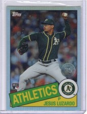 2020 Topps Chrome 35th Anniversary RC 85TC- #10 Jesus Luzardo Oakland Athletics