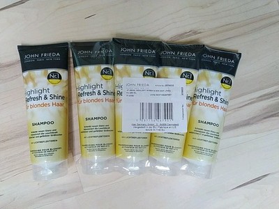 *NEU* 5 x John Frieda Highlight Refresh & Shine Shampoo für Blondes Haar