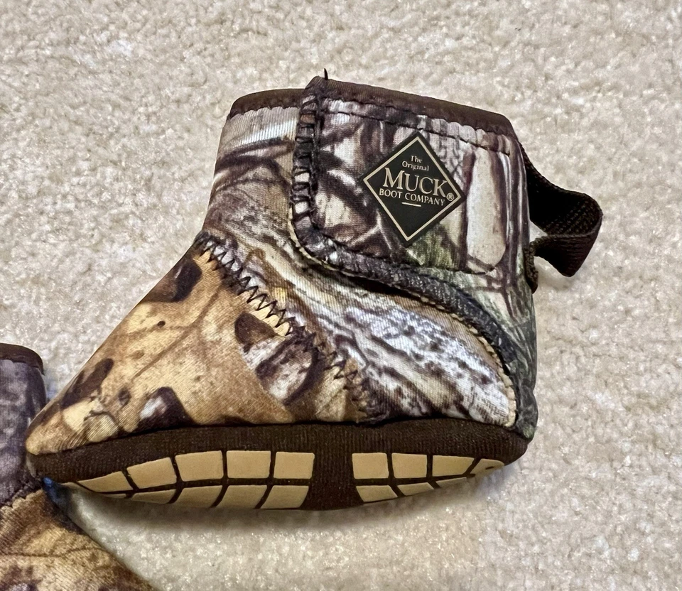 The Original Muck Boot Co. My First Mucks Realtree Camuflaje Talla 3 6-9 Meses Foto 3 de 4
