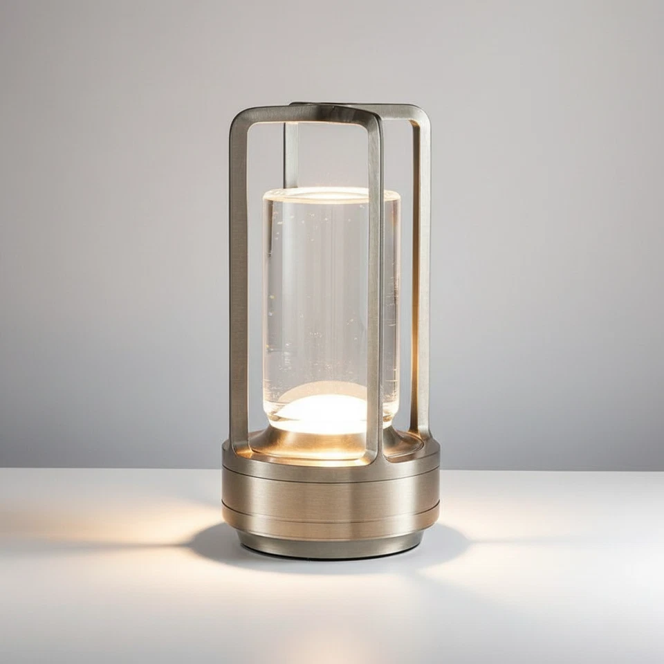 Lampada Touch LED Ricaricabile da Tavolo | Design Moderno Elegante USB - Immagine 3 di 4