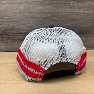 Snap-on Hat Cap Snap Back Blue Red White Trucker Mesh Tools