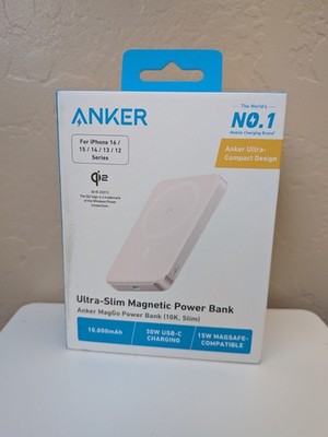 Anker MagGo Power Bank 10K Ultra-Slim 15WQi2 MagSafe Magnetic Charger for iPhone