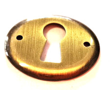 Bocchetta Chiave per Mobili in Ottone Bronzo Patine' mm. 27x30 RDS