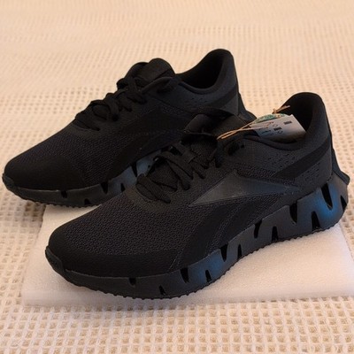 Reebok Zig Dynamica 2.0 Men's Low Top Mesh Sneaker Triple Black Size 9 GY9562
