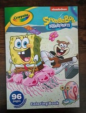 *CHARITY* SPONGEBOB SQUAREPANTS Coloring Activity Book Nickelodeon Crayola
