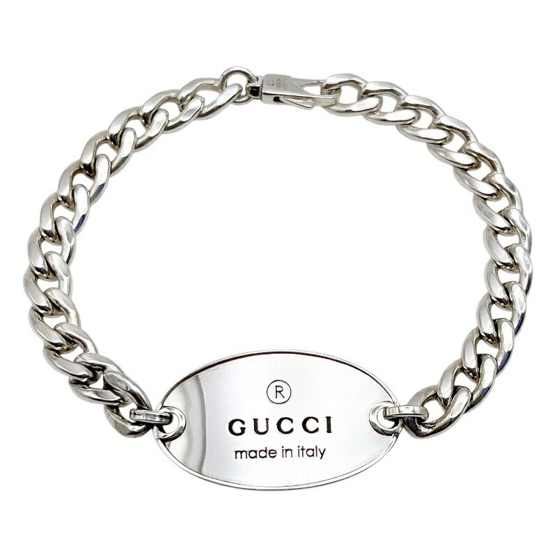 Bracelet chaîne marque GUCCI étiquette Sv925 bijou occasion