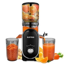 Cold Press Juicer, 300W, 5.3" Large Feed Chute, 1.5L Capacity, Automatic Feed...