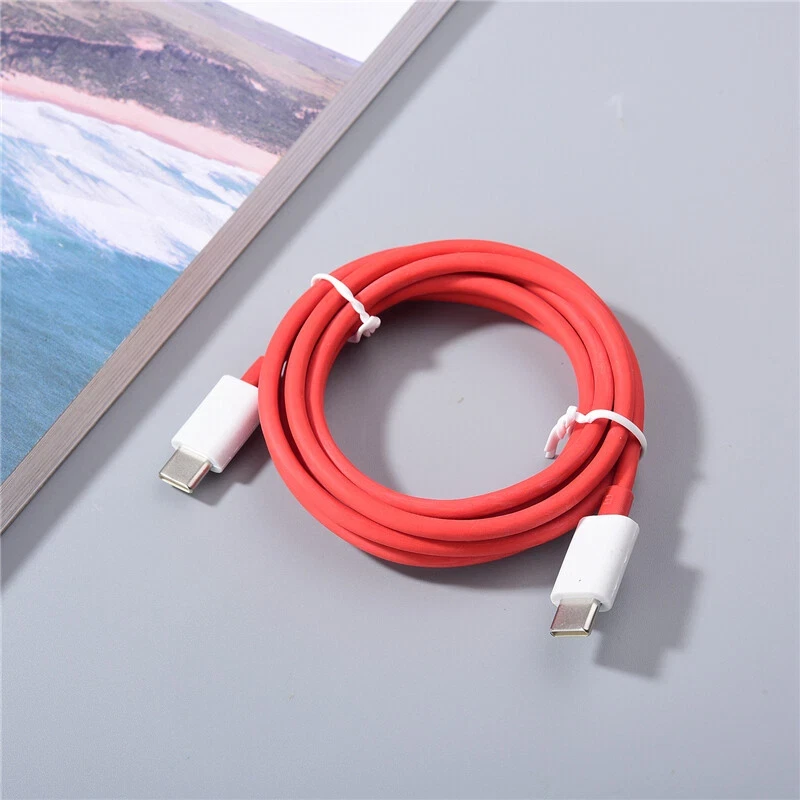 Offical OnePlus Warp Charge 65 Power Adapter Type-C to Type-C Data Cable 12A 1M - Image 3 of 4