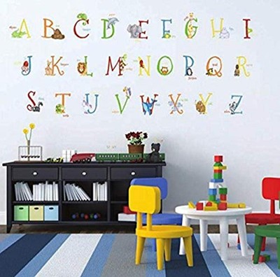 Alphabet Animals Super Jumbo Applique, Multicolor