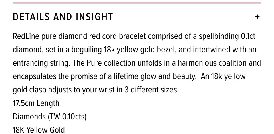 Brazalete de diamantes Redline de cordón puro de 18 k Foto 2 de 4