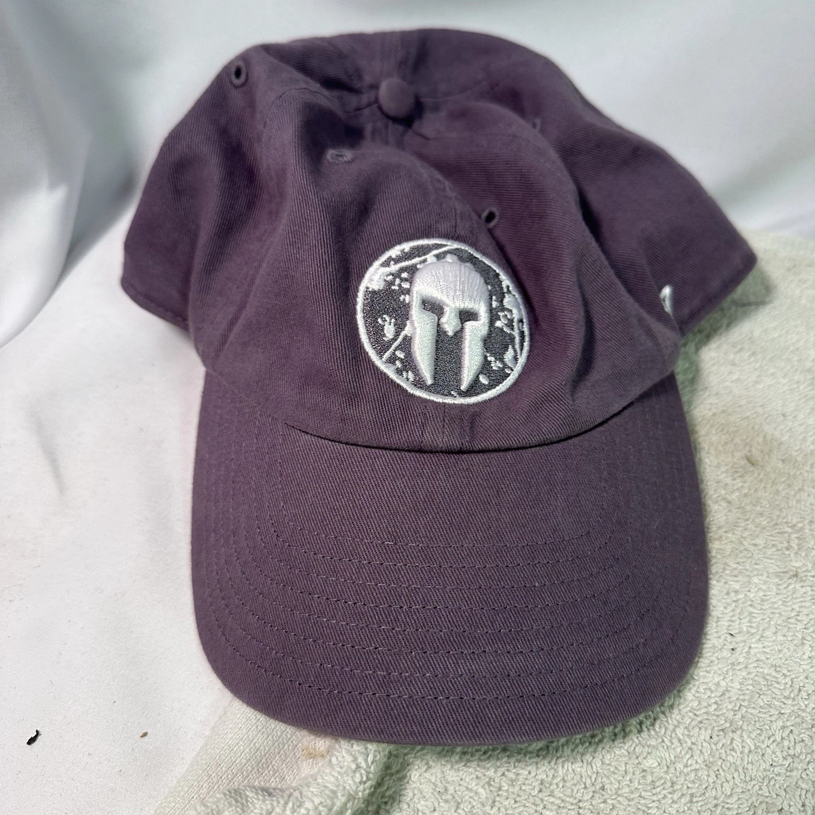 Spartan Slideback Hat Red One Size Embroidered Logo Adjustable '47 - Purple