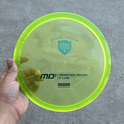 Discmania MD1 C-Line 178g Green Midrange Disc 5/6/0/0 PDGA Approved Used 8/10