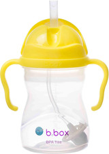 B.Box Sippy Cup with Weighted Straw. Drink from Any Angle, Leak Proof, Spill Pro