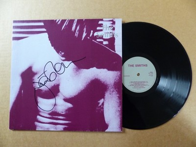THE SMITHS Johnny Marr signed Autogramm signiert THE SMITHS Vinyl Schallplatte