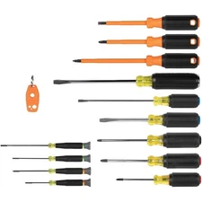 85814 14-Piece Screwdriver Set 4Precision 5 Standard Drivers Color-Coded Handles