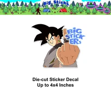 Flippin Gokuh 3-4” Die Cut Sticker Glossy Paper or Waterproof Vinyl / Holo