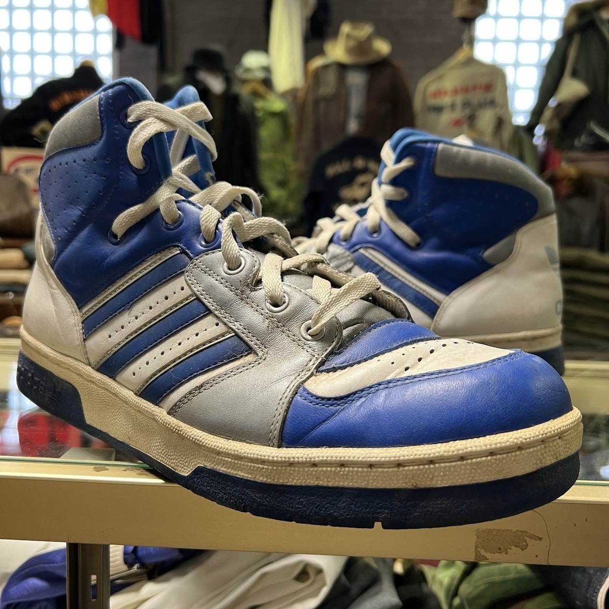 Vintage Adidas Instinct Hi Basketball Sneakers Shoes Mens 12