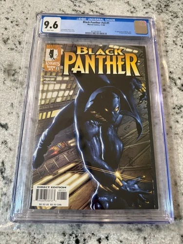 Black Panther # 1 CGC Graded 9.6 Marvel Knights Comic Book 1998 1st Okoye JH22