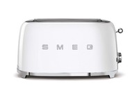 Tostapane Lucido TSF02WHEU - 2X4 Slot - Estetica 50'S Style - Bianco