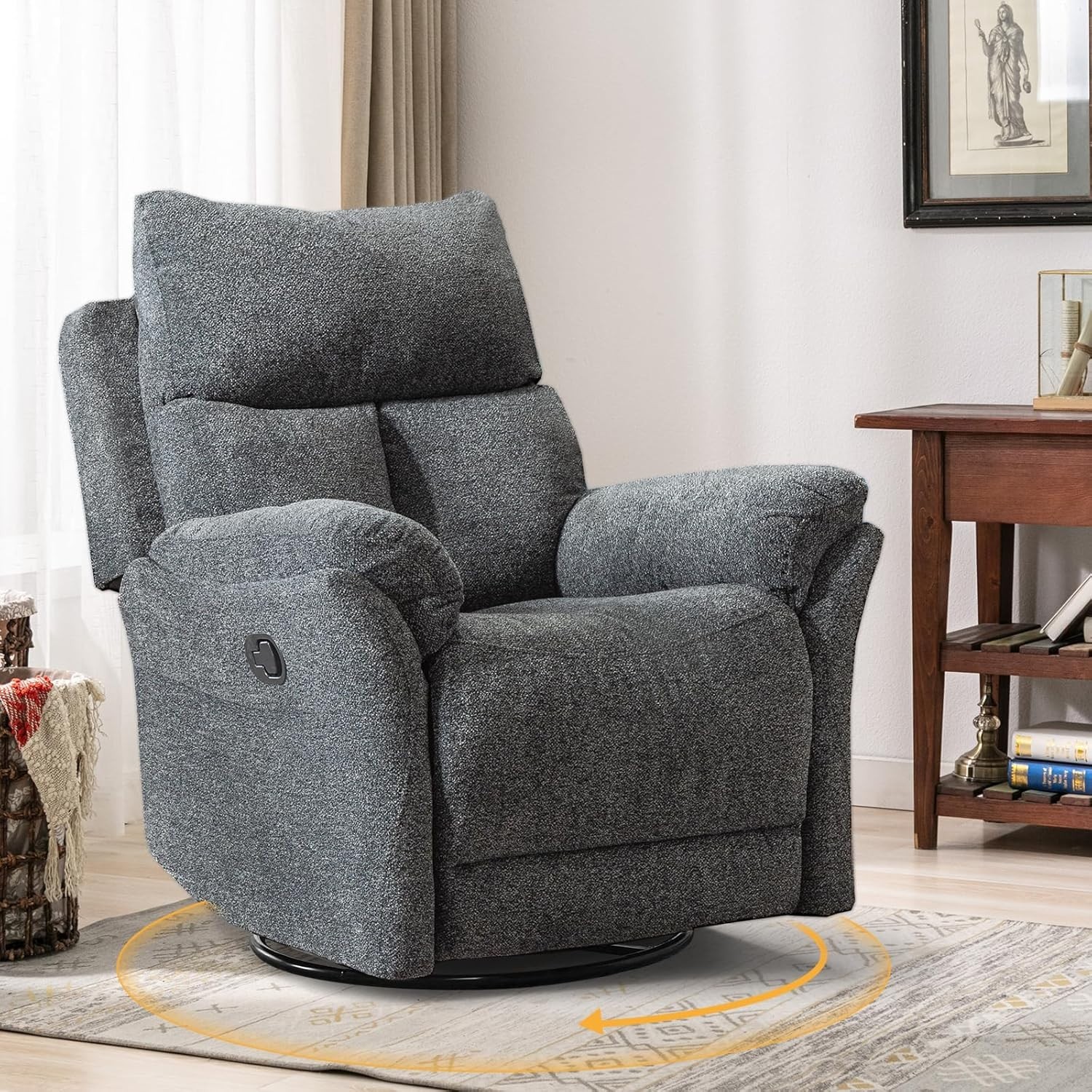 Nursery Manual Glider Rocking Recliner Chair