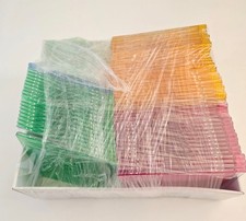 Memorex Multi Color Slim Jewel CD/DVD Cases Lot of 63 Pink Green Orange Blue