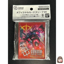 Char's Zaku Zeon Gundam Card Game Official Japanese 70 Sleeves GA1