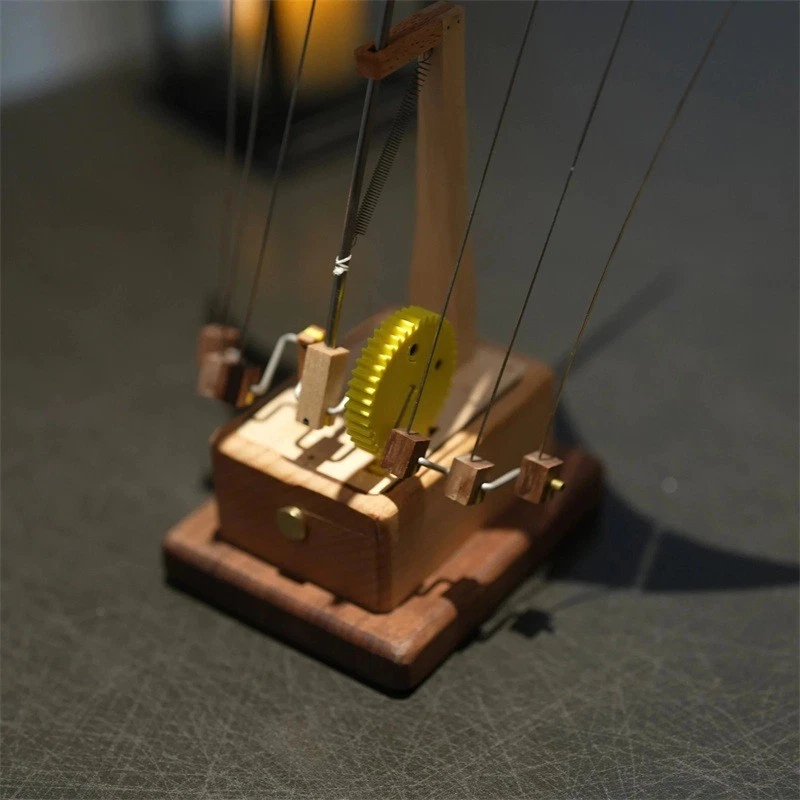 Elegant Wooden Floating Manta Ray Decor – Handcrafted Ocean-Inspired Art Piece - Image 2 of 4