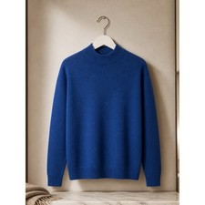 Ann Taylor Factory Blue Mock Neck Sweater  Pullover sweater, Wool ,Classic XS