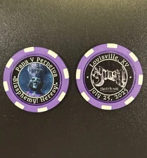 Ghost Band Skeletour 2025 Ritual Commemorative Poker Chip Louisville Kentucky KY