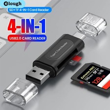 USB C 3.0 SD/Micro SD Memory Card Reader Type-C High Speed SDHC SDXC  Mobile OTG