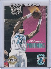 ALONZO MOURNING ROOKIE CARD 1992 Skybox Basketball NBA Draft CHARLOTTE HORNET RC