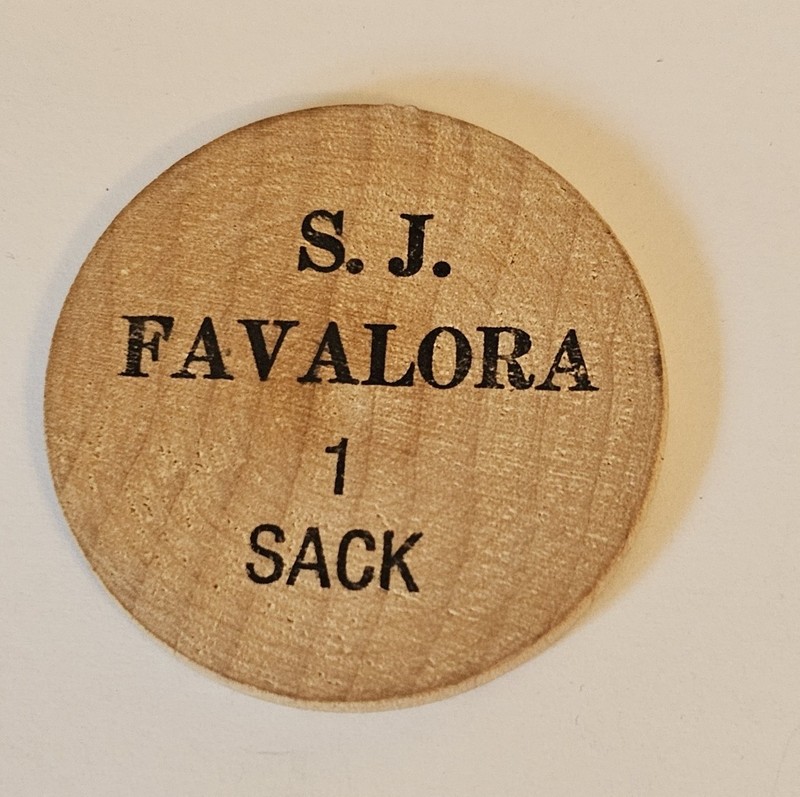 S. J. Favalora Maverick Good For Wooden Nickel #3157